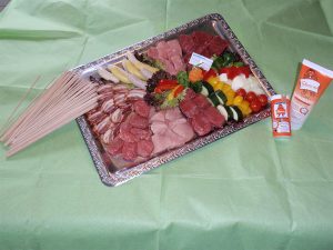 Platte zum Spiessligrill